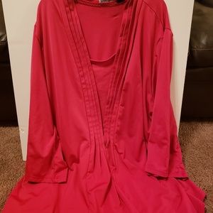 Maggie Barnes Pink blouse- 2X